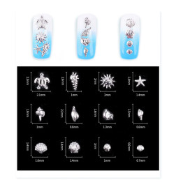 Caroussel 3D Argent Crustacés