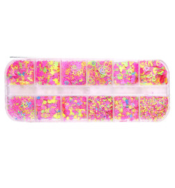 Box Confettis Fun Fluo