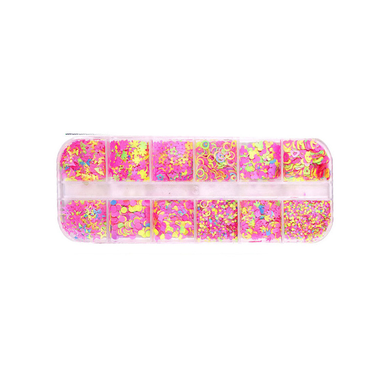 Box Confettis Fun Fluo