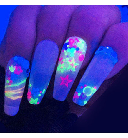 Box Confettis Fun Fluo