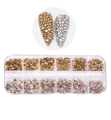 NB DECOR BOX STRASS DOREE