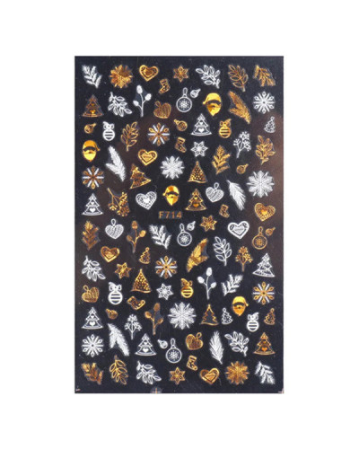 NB DECOR STICKER NOEL 714