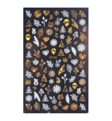 NB DECOR STICKER NOEL 714