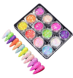 NB DECOR 12 PAILLETTES LASER TENDRE
