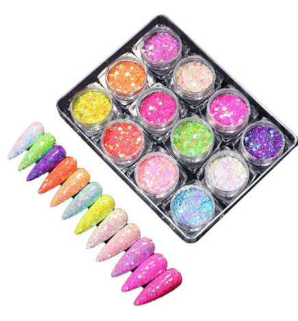 NB DECOR 12 PAILLETTES LASER TENDRE
