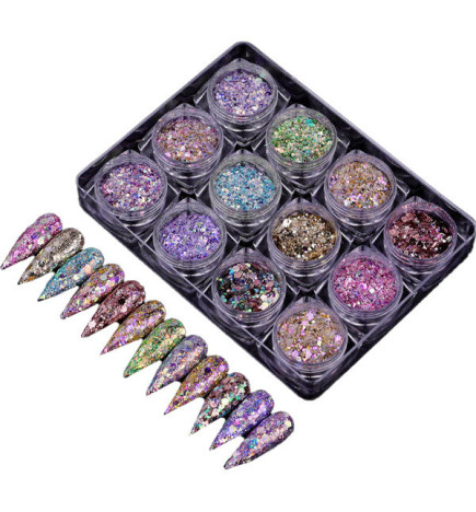 NB DECOR 12 PAILLETTES LASER SOIREE