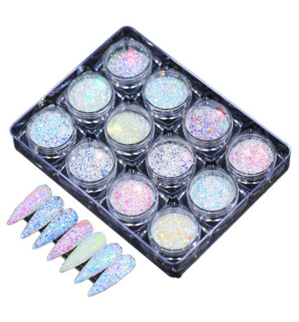NB DECOR 12 PAILLETTES LASER PASTEL