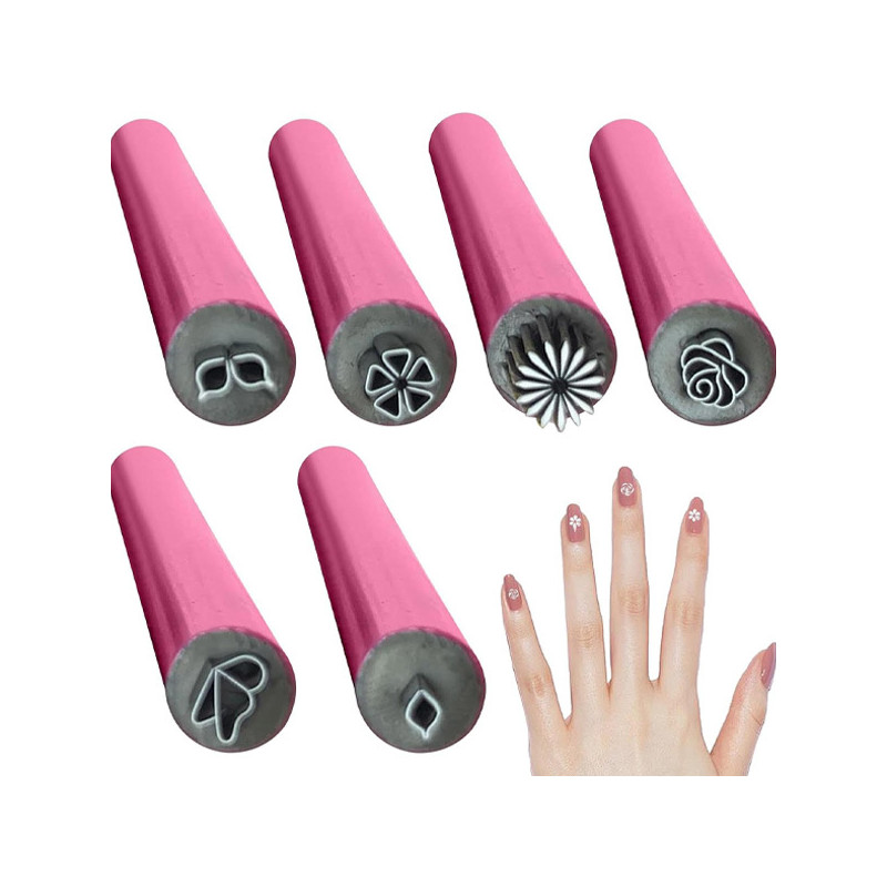 Stylo Tampon Nail Art Lot de 6 New & Beauty Stylo Tampon Nail Art Lot de 6 New & Beauty