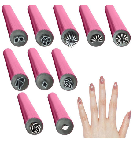 Stylo Tampon Nail Art Lot de 10 New & Beauty