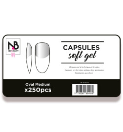 Capsules Soft Gel Oval Medium x250 New & Beauty