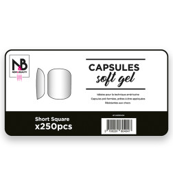 Capsules Soft Gel Short Square x250 New & Beauty