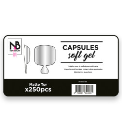 Capsules Soft Gel Matte Tor x250 New & Beauty