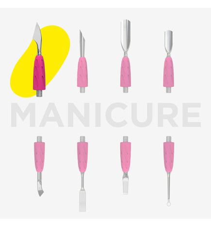 Embout Repoussoir Cuticule Hachette Uniq Staleks Pro