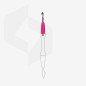 Embout Repoussoir Cuticule Lame Inclinée Uniq Staleks Pro