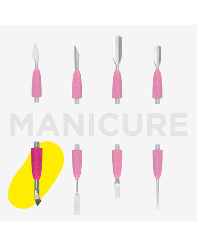 Embout Repoussoir Cuticule Lame Inclinée Uniq Staleks Pro
