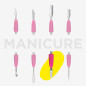 Embout Repoussoir Cuticule Lame Droite Uniq Staleks Pro