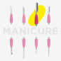 Embout Repousse Cuticules Arrondi Large Uniq Staleks Pro