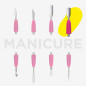 Embout Repousse Cuticules Arrondi Etroit Uniq Staleks Pro