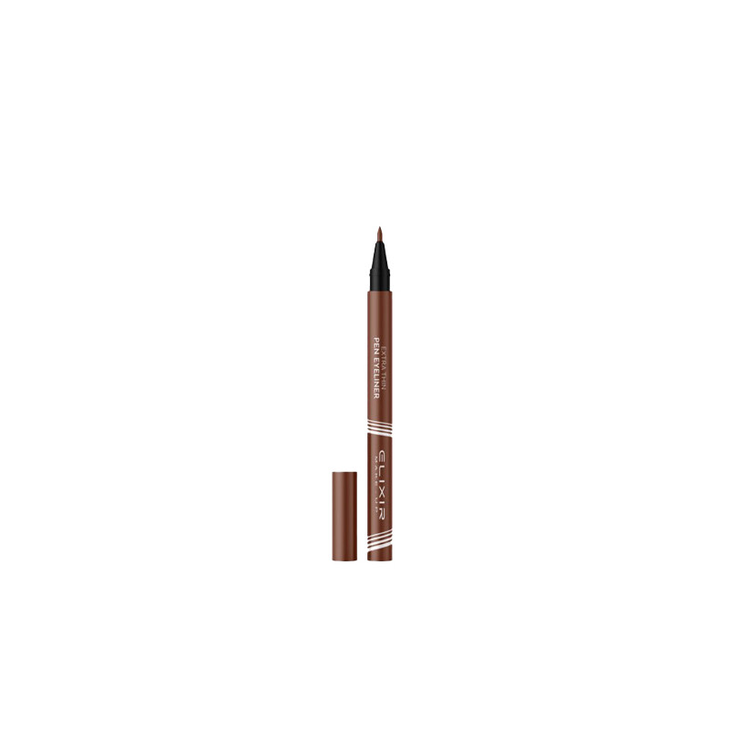 Eyeliner Feutre Extra Fin Waterproof Marron Café 02 Elixir