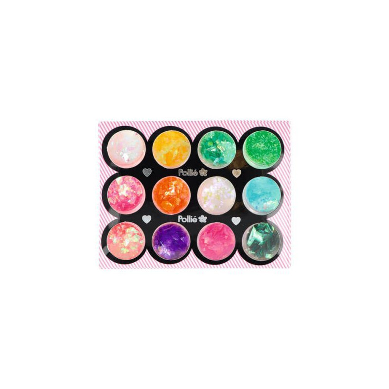 Paillettes Ecailles Multi Couleur x12 - Pollié