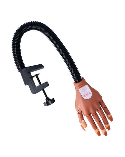 Main d'entraînement articulée flexible + 100 ongles