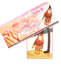 Main d'entraînement articulée flexible + 100 ongles