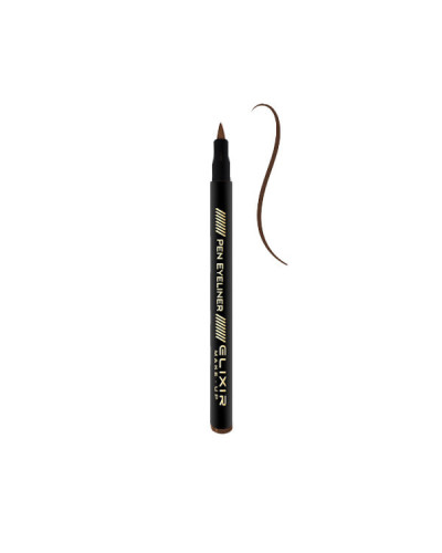 Pen Eyeliner Feutre Marron Elixir