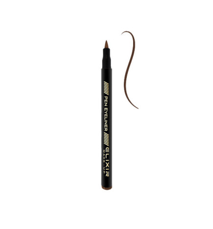 Pen Eyeliner Feutre Marron Elixir