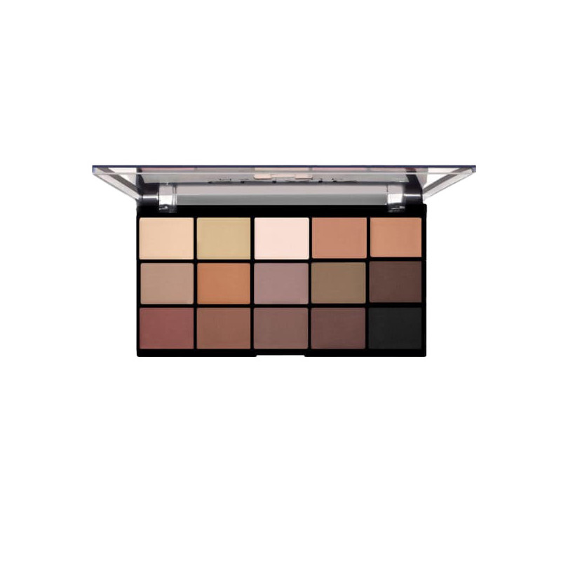 Palette Fards à Paupières 15 Tons Nude Marron 872H Elixir
