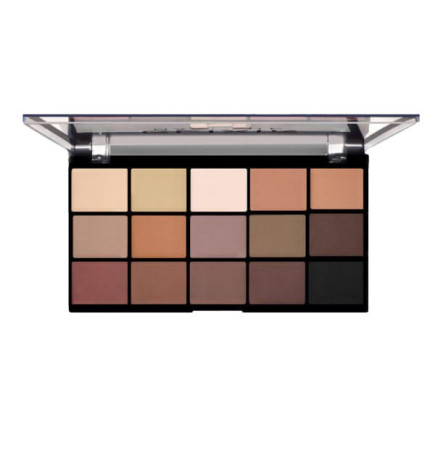 Palette Fards à Paupières 15 Tons Nude Marron 872H Elixir