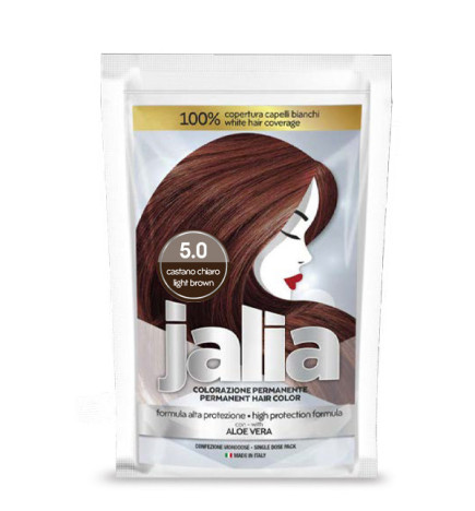 Kit de Coloration Permanente JALIA 5.0 Châtain Clair