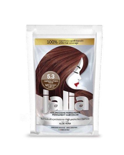 Kit de Coloration Permanente JALIA  N°5.3 Châtain Clair Doré
