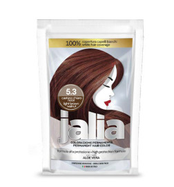 Kit de Coloration Permanente JALIA  N°5.3 Châtain Clair Doré