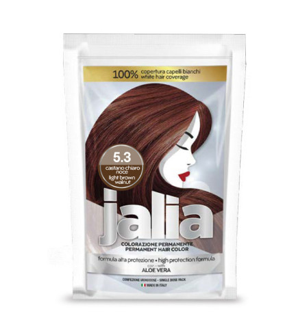 Kit de Coloration Permanente JALIA  N°5.3 Châtain Clair Doré