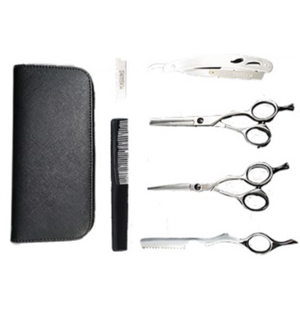 Kit Ciseaux 5,5" et Rasoirs SET IRON SCHOOL Mashiro
