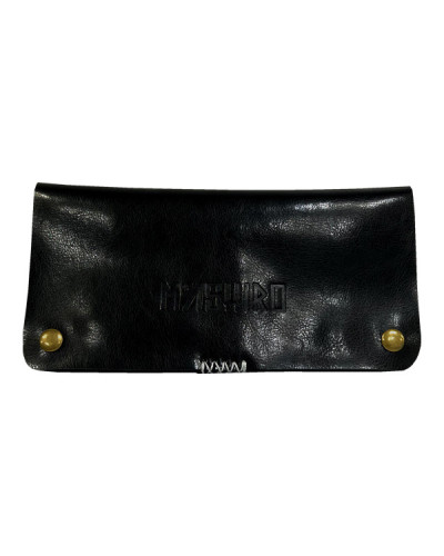 Trousse à ciseaux de coiffure en cuir noire MASHIRO