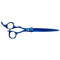 Ciseaux de Coupe  professionnels Gaucher Shakur Blue Titanium 6" Mashiro