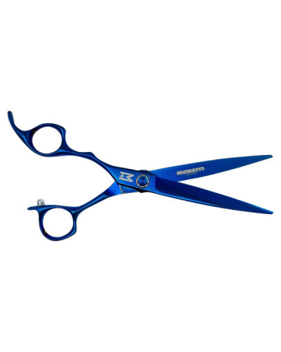 Ciseaux de Coupe  professionnels Gaucher Shakur Blue Titanium 6" Mashiro