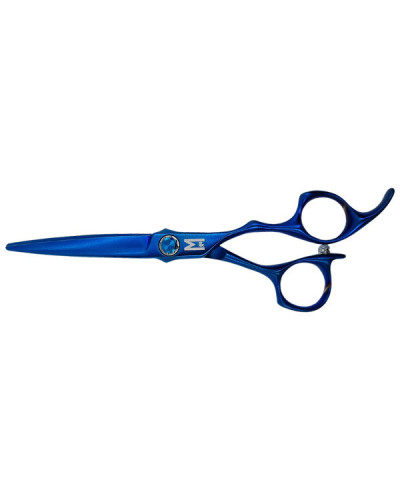 Ciseaux de coiffure professionnels Shakur Blue Titanium 6" Mashiro