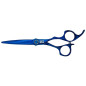 Ciseaux de coiffure professionnels Shakur Blue Titanium 6" Mashiro