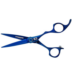 Ciseaux de coiffure professionnels Shakur Blue Titanium 6" Mashiro