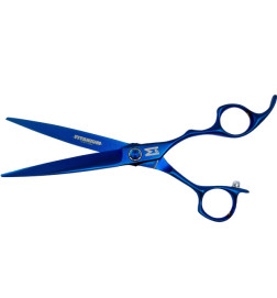Ciseaux de coiffure professionnels Shakur Blue Titanium 7" Mashiro