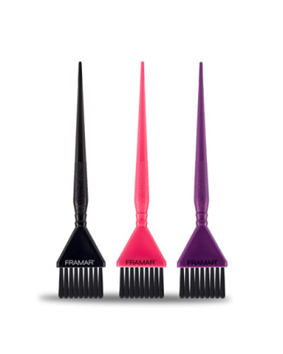 Set de 3 pinceaux moyen
