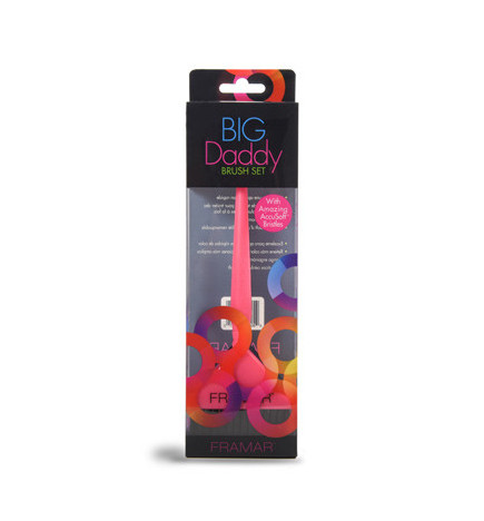 Set de 3 pinceaux larges à poils longs Big Daddy