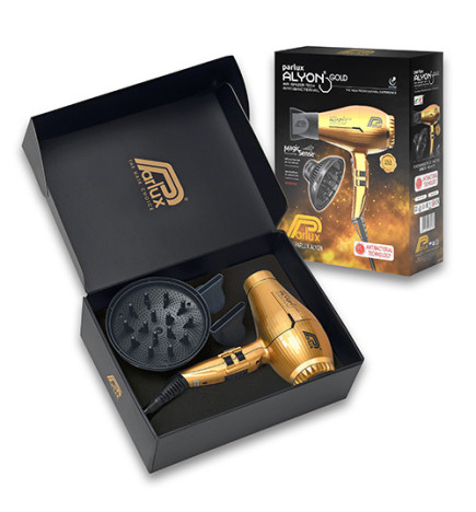 Coffret séchoir Alyon Or avec diffuseur Magic Sense - Parlux