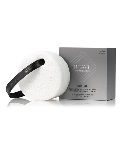 Éponge de bain pour homme Infusée Brave Spongellée 99g