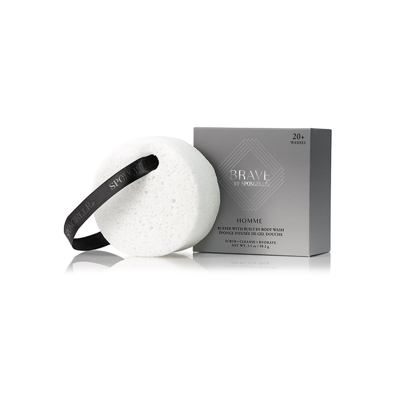Éponge de bain pour homme Infusée Brave Spongellée 99g