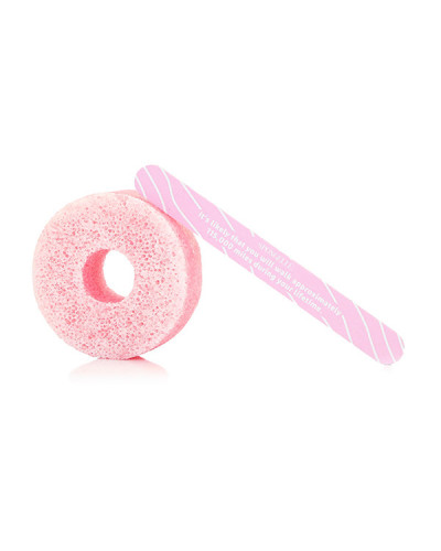Éponge de Pédicure Infusée et Exfoliante Pedi Pop Bubblegum Spongellée 85g