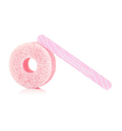 Éponge de Pédicure Infusée et Exfoliante Pedi Pop Bubblegum Spongellée 85g