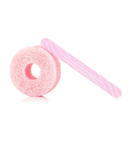 Éponge de Pédicure Infusée et Exfoliante Pedi Pop Bubblegum Spongellée 85g